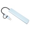 8 In 1 USB C Hub Aluminium Alloy with 1