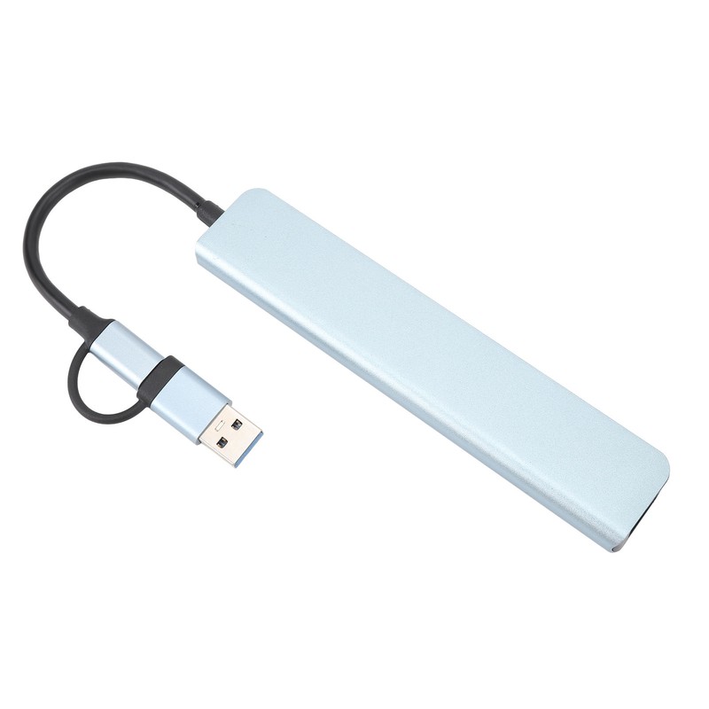 8 In 1 USB C Hub Aluminium Alloy with 1