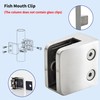 LIUCHONGYANG99 Glass Railing Post 42"x1.5"x1.5" Stainless Steel Satin Finish, for