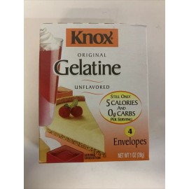 Knox NEW Knox Original Gelatine, Unflavored (1oz 4 Envelopes) (Qty 4)