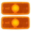 BIAREN 2x Side Marker Light Lamp Lens For Ford Transit