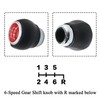 NLQR 6-Speed Gear Shift Knob Compatible with Subaru Outback 2009-2019,