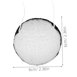 VALICLUD Esponja Limpiadora Facial Doble Cara Exfoliante Natural para Sensible Eliminador de Maquillaje y Limpieza Profunda para Cuidado              