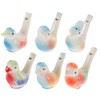 WHAMVOX 6pcs Ceramic Bird Whistles Fun Musical for Water Whistles