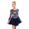 Sleeve Leotards for Girls Gymnastics Size 6-7 Dance Skirts Dress