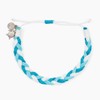 Bold Braid Sea Turtle Tracking Bracelet - Color: Ocean