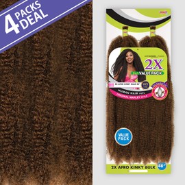 Janet Collection Braids Nala Tress 2X Afro Kinky Bulk 48" (pack of 4, M4/27)