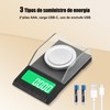 Diyfie Recargable Báscula de Miligramos 100g/0.001g, Balanza Bolsillo Pequeña Alta