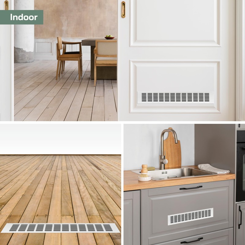 Vent Systems 19.69 x 3.15 Inch (Outer Size) Rectangular Door