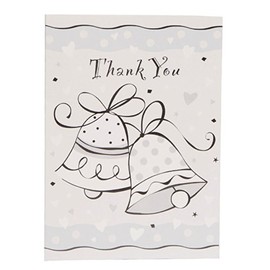 Wedding Bells Thank You Note Cards, 8ct