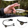 YINETTECH Archery Thumb Ring PU Leather Thumb Protection Ring with
