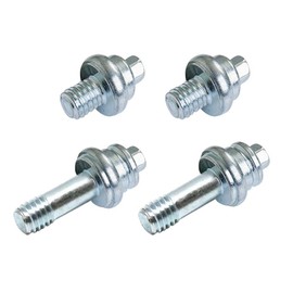 3/8" Side Post Battery Terminal Bolt, Ampper Standard Battery Side Post Extender Stud Compatible with GM Post, 2 Different Lengths (2 Pairs, Pack of 4)