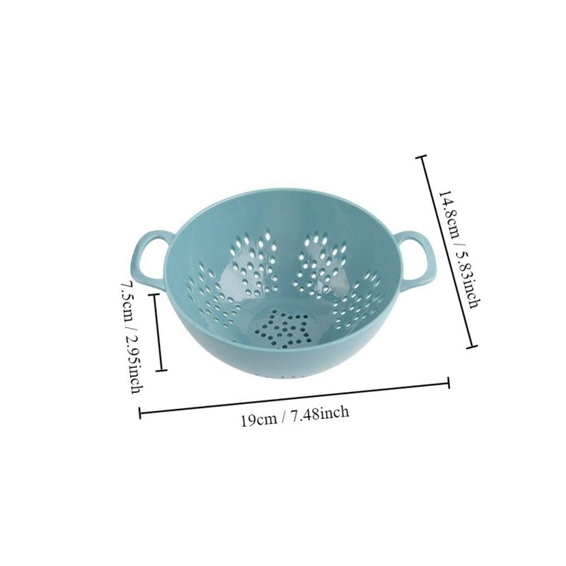 couponhub Heavy Duty 6 Inch Food Colander,Large Capacity Vegetable Strainer