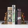 SQAQS Heavy Duty Banksy Couple Bookends Creative Bookends, Bookends, Decorations,