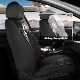 Unbranded For Toyota Corolla 2014-2019 Car Accessories 5-Seat Covers Fuax Leather Black