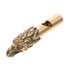 BESPORTBLE 1pc Brass Referee Whistle Keychain Survival Pendant for Outdoor