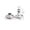 100 Pcs Leather Rivets, 10mm x 10mm Double Cap Rivets