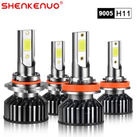 SHENKENUO For Toyota Highlander 2011-2019 6000K LED Headlight High Low Beam Bulbs 9005 H11
