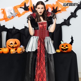 LEACOOLKEY - Cinturón de avispa atado para mujer, cinturón de cincha con cordones, cinturón elástico de corsé, C- Rojo, Fit Waist Size 43"-47"