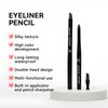 Wugbc 2 Pcs Brown Gel Eyeliner, Waterproof Eyeliner Pencil Smooth