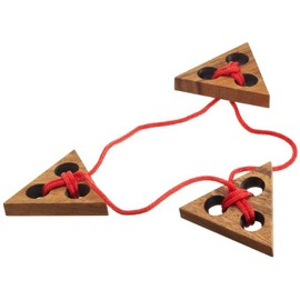 Philos 6105 Game Triangle Puzzle, Brown