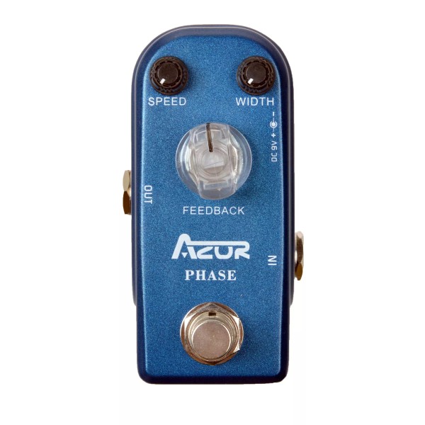 AZOR AP-301 Phase Mini Guitar Pedal Classic Analogue Phaser Guitar