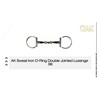 AK Sweat Iron D-Ring Double Jointed Lozenge with Cooper Joint