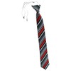 TigerTie Security Tie in Striped - Pre-tied with Elastic Band,