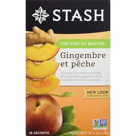 Stash Ginger Peach Green Tea with Matcha - 18 Count