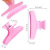 BAHABY Hair Clips for Styling Sectioning 12 Pack Black White