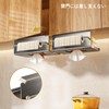 Wall-mounted Kitchen Paper Holder Hanging Wrap Holder Metal Paper Towel