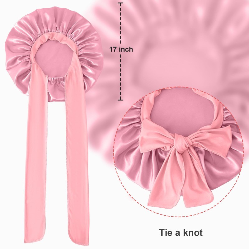 Silky Satin Bonnet for Sleeping, Single Layer Silk Satin Hair