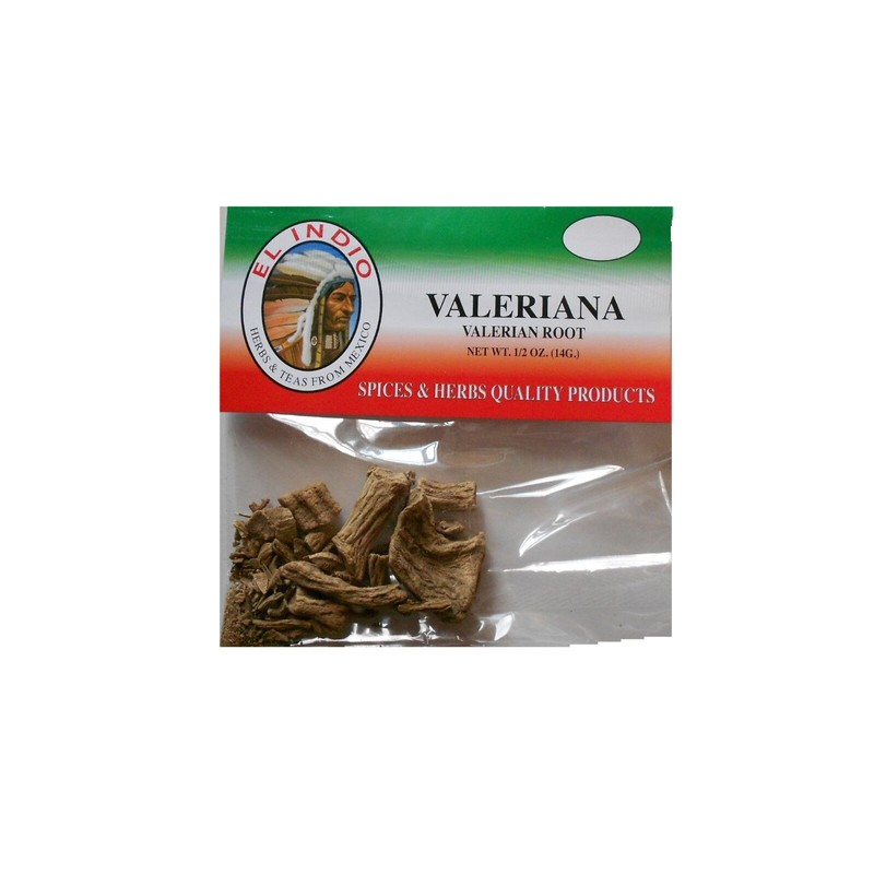 EL INDIO HERBS VALERIANA (VALERIAN ROOT) NET WT 1/2oz (14gr)
