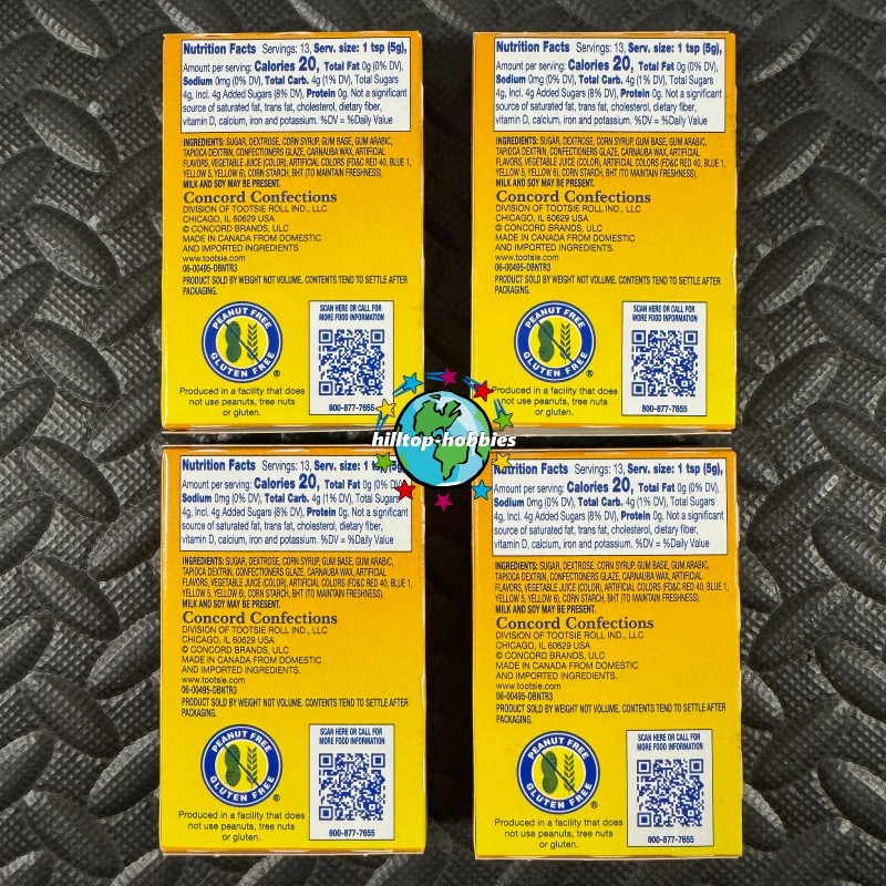 Dubble Bubble 4-PACK/BOX LOT DUBBLE BUBBLE BITS & PIECES AMERICA'S