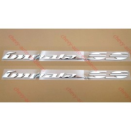 Truckemblems 2pcs Chrome Fits 1994-1996 Impala Ss Emblems Rear Quarter Panel 3D Letter Badge