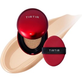 TIRTIR – Mask Fit Red Cushion (MINI) 4.5 g – TONO 23N SAND – Base de maquillaje de alta cobertura cushion – larga duración hasta 72 h – acabado satinado – ligera y transpirable