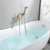 HONYI Bathtub Faucet with Sprayer, Tub Spout with Diverter Bathroom