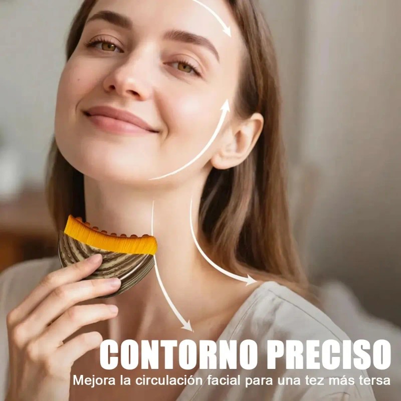 Lymphatic Contour Face Brush Para Belleza De Cuello Y Cara