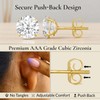 Everyday Elegance Solid 14k Yellow Gold Solitaire 7 MM Round