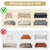 H.VERSAILTEX Jacquard Sofa Slipcover with Waterproof Seat Furniture Protector 1