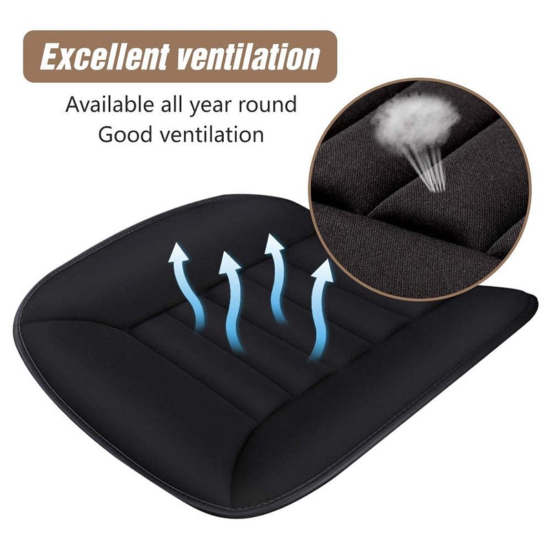 MYFAMIREA Car Seat Cushion Pad 1.2" Thick Comfort Seat Protector
