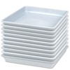 LNQ LUNIQI 10 Pcs 6 Inches Square Plastic Plant Saucer