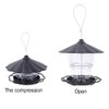 Wild Bird Feeder Foldable Panorama Gazebo Bird Feeder Portable Outdoor