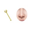Piercing Nose Bone Stud 14 Carat Gold 0.6 x 6