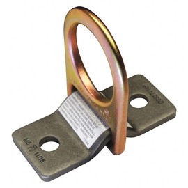 D-Ring Plate Anchor, Unplated Alloy Steel