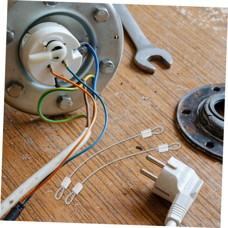 Operitacx 4pcs Ceiling Fan Lockable Accessories Coated Cable Chain Link