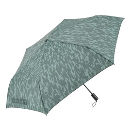 Waterfront U360-0805DG1-BC Folding Umbrella, Rain Umbrella, LESS IS MORE Lightweight Auto Open and Close, Bar Quiet Green, 23.6 inches (60 cm), One Hand Press to Open and Close, Lightweight Umbrella, Unisex
