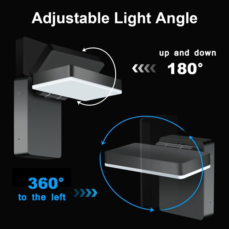 Juyace 60W Led Outdoor Wall Park Flood Light Modern Exterior