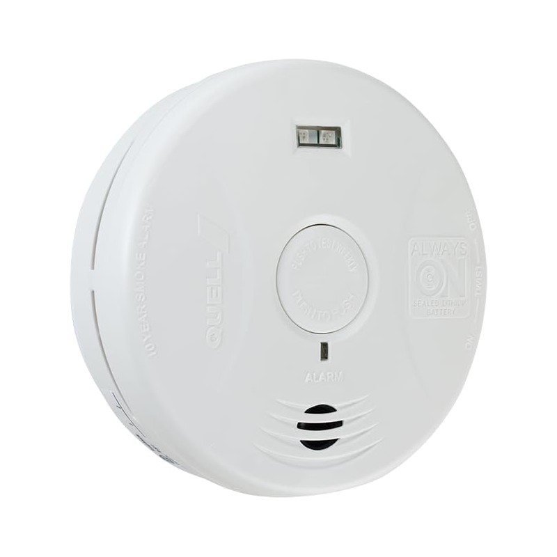 Quell Q10YHL Hallway Photoelectric Smoke Alarm with Escape Light
