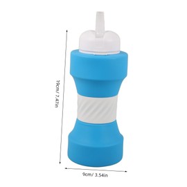Totority Dumbbell Water Bottle Portable Sports Kettle for Running Gym Camping Capacity Durable Catching Water Holder for Active